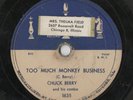 CHUCK BERRY AND HIS COMBO 78 - TOO MUCH MONKEY BUSINESS - BROWN EYED HANDSOME MA