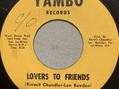 SATAGANS-Lovers To Friends/Smokin-RARE VG++ 70s Sweet Soul Funk 45 YAMBO