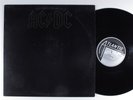AC/DC Back In Black ATLANTIC LP VG+ club edition embossed cover w