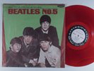 BEATLES No. 5 HAE SHAN LP taiwan red vinyl w