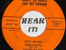 Melodic Rockabily Country Bop 45 WARD PRESTON Billy Bayou / Thats COAST TO hear