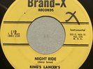 King's Lancer’s-Night Ride/Lancer's Charge-Rare Garage Surf Rockabilly 45 RPM