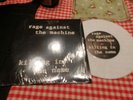 Rage Against The Machine. Killing In The Name. Rare White Marble 7 Inch Vinyl