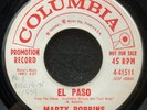 El Paso/Running Gun by Marty Robbins (Columbia 4-41511) 7