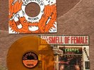 The Cramps SMELL OF FEMALE Yellow vinyl LP Vengeance Records NM NM