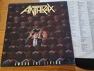ANTHRAX : AMONG THE LIVING - 1986 Island Album First Pressing ILPS 9865
