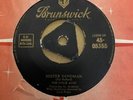 The Four Aces . Mister Sandman / Apple Blossom Time . Brunswick 05355