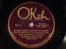 78 RPM - Clarence Williams' Blue Five (Louis Armstrong), Okeh 8181, E-V+/E- Jazz