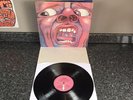 LP KING CRIMSON IN THE COURT OF THE CRIMSON KING PINK LABEL UK 1ST PRESS EX-/EX-