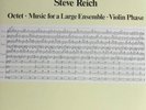 STEVE REICH - OCTET/MUSIC FOR LARGE ENSEMLE - DE 78 - (PROMO) - MINT - UNPLAYED