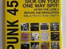 Still Sealed 2-LP Punk 45 V/A Sick On You  One Way Spit  Proto-Punk 1969-76 OOP
