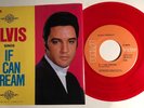 Elvis Presley / If I Can Dream & Edge Of Reality / RCA Red Vinyl 45 w PS / Mint