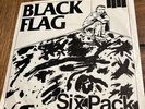 Black Flag - Six Pack 7” Single 1981 SST Records – SST 005 VG+/VG+