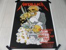 METALLICA Poster Damaged Justice Japan Tour 1989 Japan Repro? CBS SONY