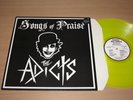 The Adicts Yellow Vinyl LP - Songs of Praise / UK Press IN Mint