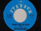 Sweet Soul 45 INVINCIBLES Heart Full Of Love/I Can't Win on Stardom