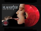 New SLAUGHTER Fear No Evil Vinyl Record Red & Black Splatter Double LP Album