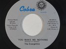 70s Soul 45 ENERGETTICS You Make Me Nothing / Rainy Days & Mondays on Cobra VG++