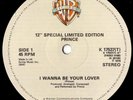 Prince – I Wanna Be Your Lover (1979) Warner Bros. promo 12