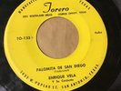 45 RPM Enrique Vela Y Su Conjunto TORERO ( TNT) 133  50s Tex mex VG+