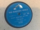 ELVIS PRESLEY UK 1956 H.M.V. 78  I'M LEFT, YOU'RE RIGHT, SHE'S GONE  POP 428