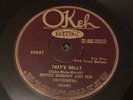 Okeh 78 RPM Benny Meroff Orchestra - That’s Dolly 40847 E-