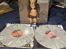 BRITNEY SPEARS Greatest Hits My Prerogative 2 LP GREY SPLATTER VINYL record