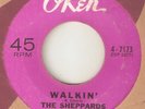 THE SHEPPARDS Walkin OKEH CHICAGO NORTHERN SOUL USA 45