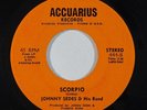 Latin Funk Breaks 45 JOHNNY SEDES & HIS BAND Scorpio / Superstar on Accuarius NM
