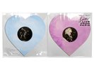 Taylor Swift LOVER [2 LP] Heart Shaped PINK & TEAL VINYL - Live From Paris