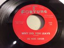 BIG BLUES CARSON-FORTUNE 860-THE NIGHT YOU LEFT/WHY DID YOU LEAVE-DETROIT BLUES
