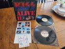 KISS Alive II 2xLP 1977 booklet / order form / unused tattoos NBLP-7076-2-11.98