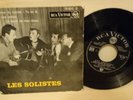 Rare 45t Les solistes avec Johnny Hallyday sur pochette et sa signature au verso