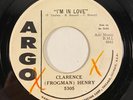 Argo 5305 Clarence Frogman Henry - I'm in Love / Baby Please PROMO 7