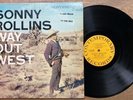 Sonny Rollins Way out West w.Ray Brown-S.Manne Contemporary yellow DG mono