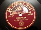 DJANGO REINHARDT Guitar solo Improvisation & Parfum UK 1937 HMV B 8587 78 rpm