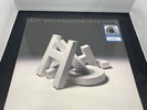 REO SPEEDWAGON The Hits VG++ BLACK & WHITE SPLATTER VINYL Shrink HYPE STICKER