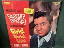 Elvis Presley LSP-2621 Girls Girls Girls LP Tan 1976 NM RARE