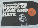 LEONARD COHEN SONGS OF LOVE AND HATE VINYL RECORD LP