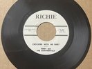 Teddy & Continentals 1957 DOOWOP 45 Crying Over You / Crossfire RICHIE VG++ HEAR