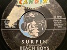 BEACH BOYS Surf 45 Candix #301 Surfin b/w Luau