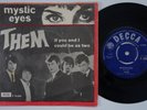 THEM Mystic Eyes *HOLY GRAIL* Denmark 45   danish GARAGE PSYCH MOD HEAR