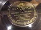 DOCTOR CLAYTONS BUDDY (SUNNYLAND SLIM) BROKE AND HUNGRY/ACROSS THE HALL BLUES 78