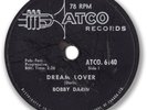 Super Rare 1959 BOBBY DARIN Pop Vocal 78 RPM Record. Dream Lover