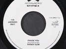 FATBOY SLIM: praise you / rockafeller skank Astralwerks 7