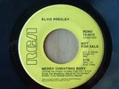 Rare Elvis Presley Merry Christmas Baby & O Come All Ye Faithful - Promo 74-0572
