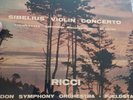 RUGGIERO RICCI & LONDON SYMPHONY ORCHESTRA - SIBELIUS VIOLIN CONERTO - STEREO LP
