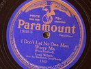 Paramount 12029 Lena Wilson w Bradfords Jazz Phools DECEITFUL BLUE 78rpm 1923 E-