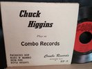 CHUCK HIGGINS: Pachuko Hop, IRON PIPE, BLUES & MAMBO  EP - COMBO - R&B 45