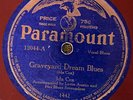 Paramount 12044 Ida Cox w Austin Blues Serenaders WEARY WAY BLUES  78rpm V+ 1923